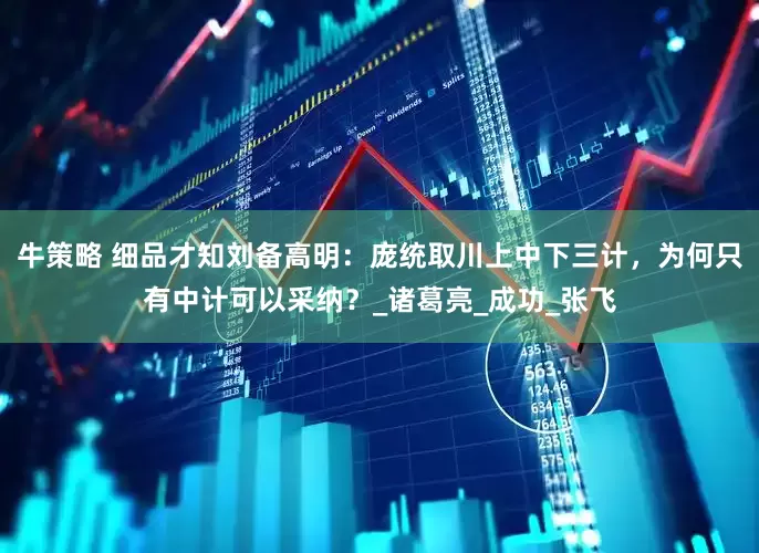 牛策略 细品才知刘备高明：庞统取川上中下三计，为何只有中计可以采纳？_诸葛亮_成功_张飞