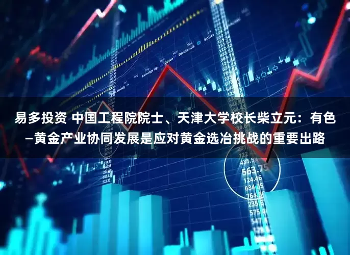 易多投资 中国工程院院士、天津大学校长柴立元：有色—黄金产业协同发展是应对黄金选冶挑战的重要出路